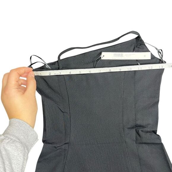 NEW Susana Monaco Single Strap Top in Black XSmall - Picture 5 of 10